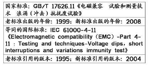 電壓暫降、短時(shí)中斷和電壓變化抗擾度試驗(yàn)