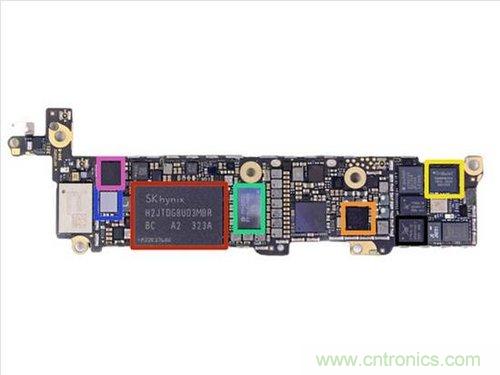 土豪金iPhone 5S拆解：內(nèi)部結(jié)構(gòu)升級(jí)，維修難度增加