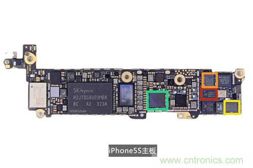 土豪金iPhone 5S拆解：內(nèi)部結(jié)構(gòu)升級(jí)，維修難度增加