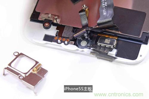 土豪金iPhone 5S拆解：內(nèi)部結(jié)構(gòu)升級(jí)，維修難度增加