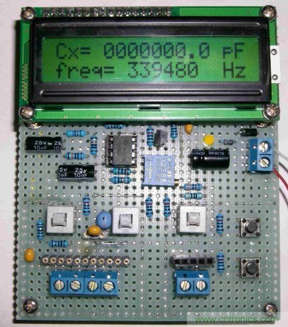 DIY集電容、電感和頻率為一體的測(cè)量?jī)x器