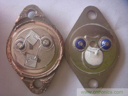 暴力拆解對比:進口金封三極管VS國產(chǎn)金封三極管