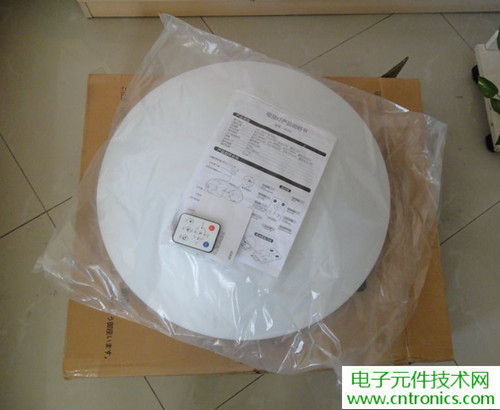 高端大氣上檔次！智能遙控調(diào)光LED吸頂燈拆解