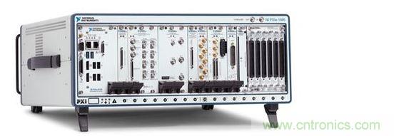 NI PXI Express機(jī)箱包含射頻分析儀和發(fā)生器、矢量網(wǎng)絡(luò)分析儀、開關(guān)、電源和嵌入式計算機(jī)