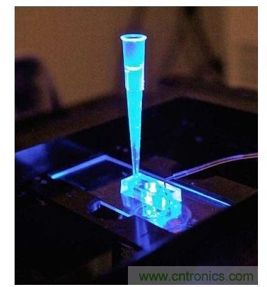 加州柏克萊大學(xué)所開發(fā)的“心臟單芯片”用以放置從成人干細(xì)胞產(chǎn)出的人類心臟組織，該系統(tǒng)有一天可望替代實驗動物應(yīng)用于藥物安全篩檢