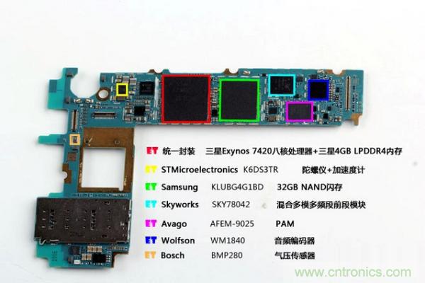 三星S6 Edge+拆解：比S6 Edge加在哪里？