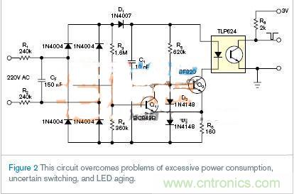 新一代LED光耦電路設(shè)計，改進老化和能耗
