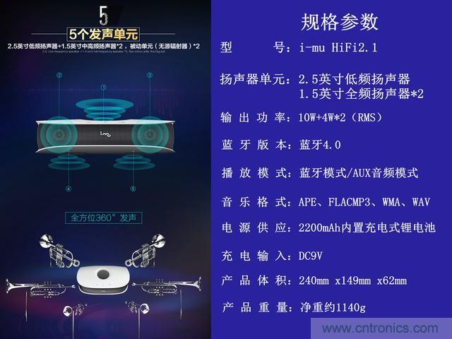 創(chuàng)意無限，品味好聲音！幻響小貝HIFI 2.1震撼來襲
