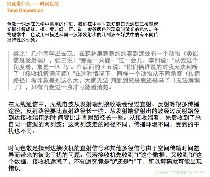 這樣比喻無線通信中的那些專業(yè)術(shù)語，也是沒誰了