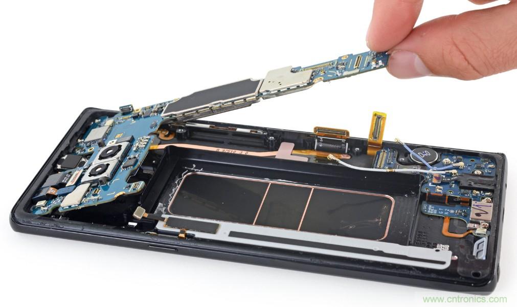 三星Note 8拆解，模塊化+分離式設(shè)計成趨勢？