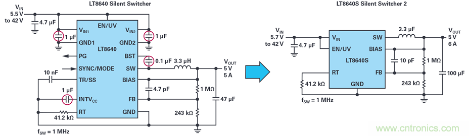 是否可以將低EMI電源安裝到擁擠的電路板上？