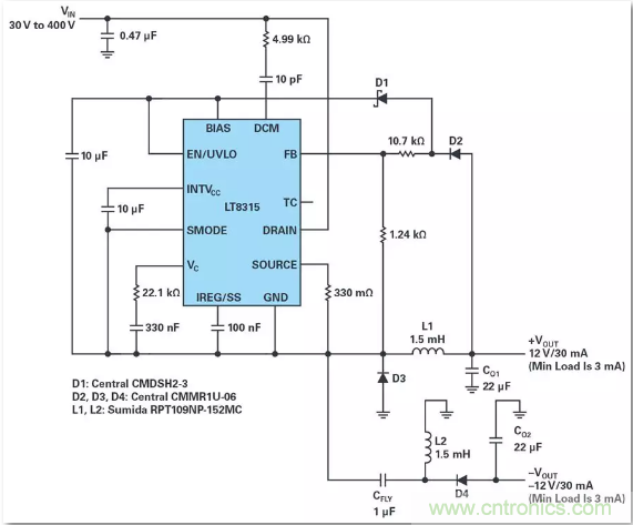 這是真的嗎？采用單IC也能構(gòu)建緊湊、高效的雙極性穩(wěn)壓器？