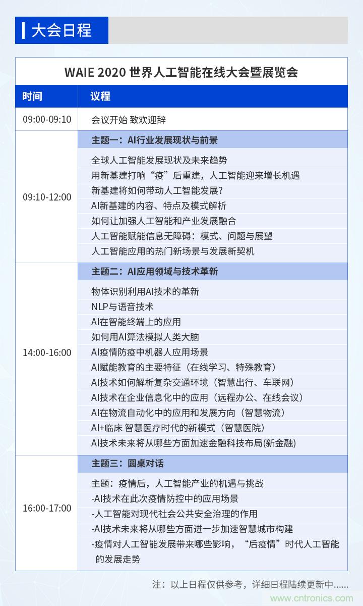 燃AI引擎，WAIE 2020世界人工智能大會震撼來襲！