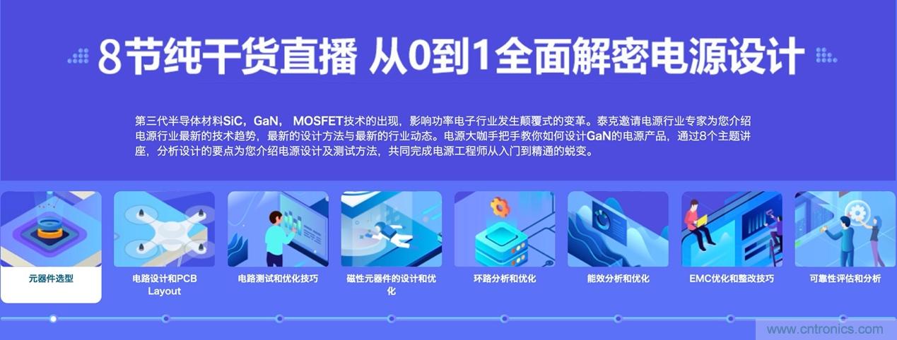 致工程師系列之三：高效GaN電源設(shè)計八部曲，泰克系列視頻課堂實操秘籍