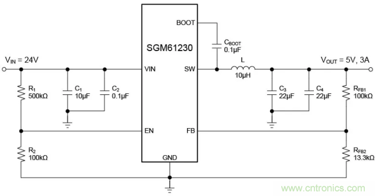 圣邦微電子同步降壓轉換器SGM61230，為抗擊極限過載而生