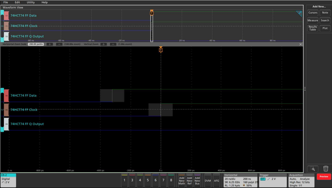 用混合信號示波器識別建立和保持時(shí)間違規(guī) 用混合信號示波器識別建立和保持時(shí)間違規(guī)