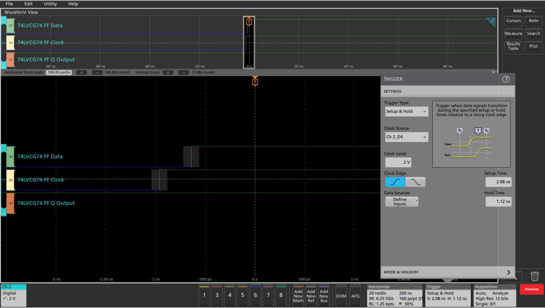 用混合信號示波器識別建立和保持時(shí)間違規(guī) 用混合信號示波器識別建立和保持時(shí)間違規(guī)