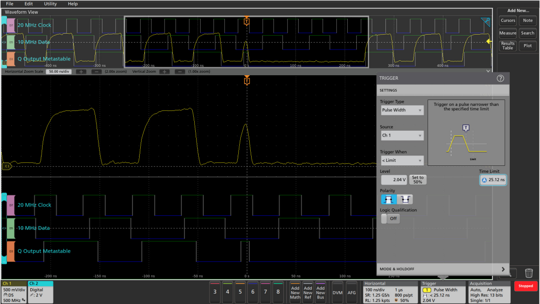 用混合信號示波器識別建立和保持時(shí)間違規(guī) 用混合信號示波器識別建立和保持時(shí)間違規(guī)