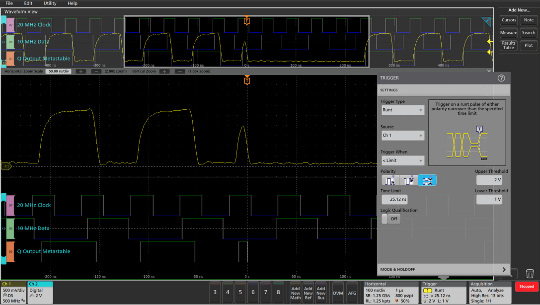 用混合信號示波器識別建立和保持時(shí)間違規(guī) 用混合信號示波器識別建立和保持時(shí)間違規(guī)