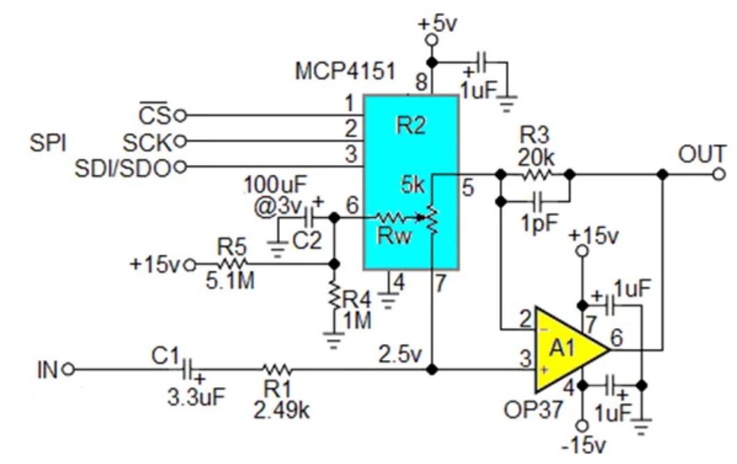 數(shù)字電位器能否代替電路中的機械電位器？