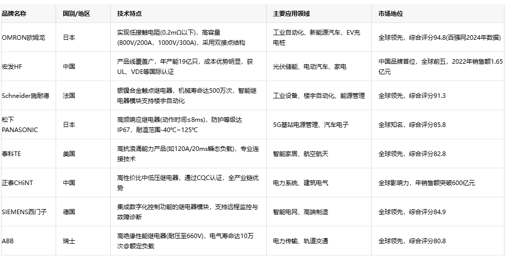 電力繼電器技術(shù)全景：原理、選型與品牌戰(zhàn)略