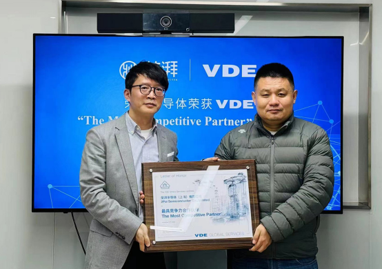 榮耀加冕！榮湃半導體榮獲VDE頒發(fā)“最具競爭力合作伙伴獎”