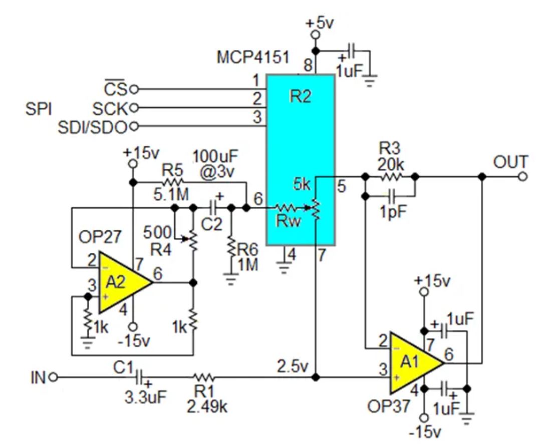 數(shù)字電位器能否代替電路中的機械電位器？