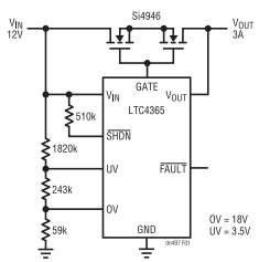 為敏感電路提供過壓及電源反接保護！
