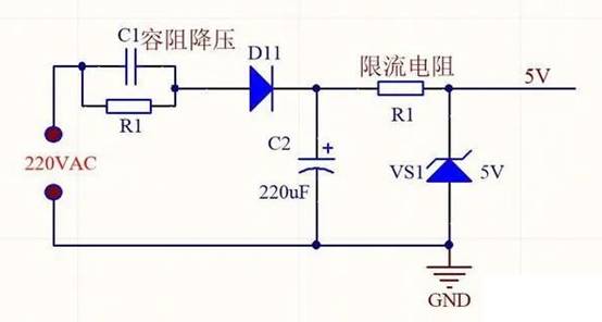 220V直接串聯(lián)電阻降壓5V能給手機(jī)充電嗎？