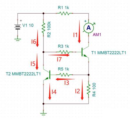 2個(gè)NPN三極管組成的恒流電路，如何工作？