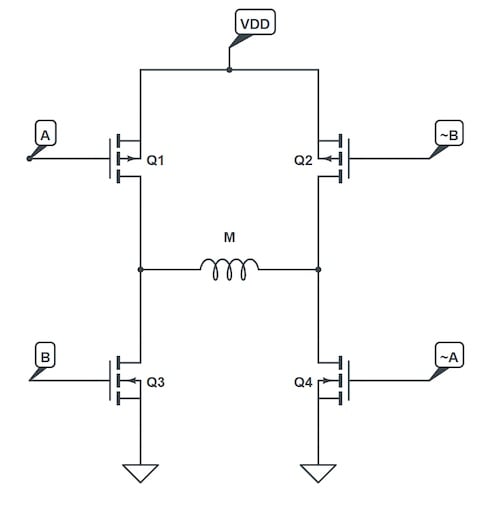 使用互補PWM、擊穿和死區(qū)時間的 H 橋直流電機控制