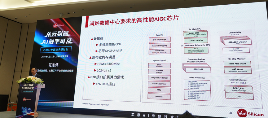 芯原汪志偉：芯原IP、平臺、軟件整套解決方案，助力AIGC算力進(jìn)一步升級